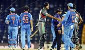 PIX: India scrape past Afghanistan in World T20 opener