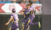 The hat-trick that gave Sunil Narine the Purple cap