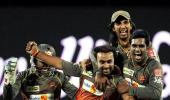 PHOTOS: Mishra claims record third IPL hat-trick