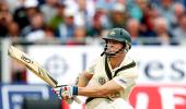 Ton by golden oldie Rogers lifts Australia on Day 2