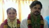 Sreesanth weds Rajasthan's royal in Kerala