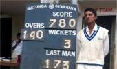 Armaan Jaffer rewrites Harris Shield history