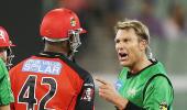 PIX: Warne banned after bust-up with Samuels in Big Bash