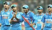 Photos: Dhoni, Jadeja help India post 285-6