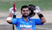 Stats highlights: Kohli hits first century as India captain