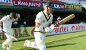 Ind v Aus Photos: Warner, Cowan hold fort