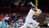 Root survives glove blow but England bowlers toil