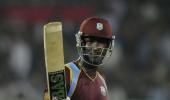 2nd ODI PHOTOS: Sammy's blinder helps Windies level series