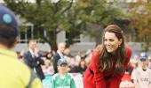 UK Royals Williams, Kate get some cricketing action in New Zealand