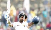 PHOTOS: Sangakkara's 10th double ton puts Sri Lanka ahead