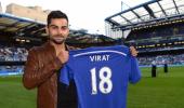 REVEALED! Virat Kohli visits Chelsea to seek inspiration