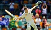 Smith pats his 'tail' after handsome lead over India