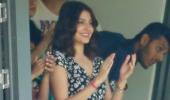 Spotted! Virat Kohli's 'wife'... errr 'fiancee' Anushka Sharma!