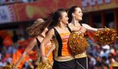 IPL PHOTOS: Sexy cheerleaders sizzle as teams continue to fizzle