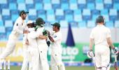 Pakistan spinners strike after Younus, Shehzad heroics