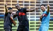 Usain Bolt wows Bangalore with the bat