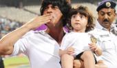 PHOTOS: Dhoni's daughter and SRK's son make their IPL debut!