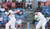 Brathwaite ton frustrates England