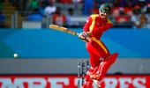 Ervine's maiden ton leads Zimbabwe to rare win