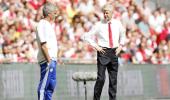 No love lost: Wenger snubs Mourinho after Community Shield win