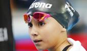 Only 10, she is the youngest ever at the World Swimming Cships!