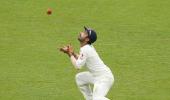 Rahane first fielder to take 8 catches in a Test