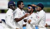 Bowlers keep Lanka in check after Saha swells India's total