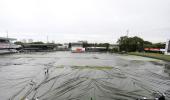 Rain ruins Day 1 of third Test, India 50-2