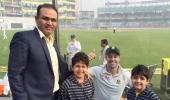 Break my record and my Ferrari is yours: Sehwag's promise to sons