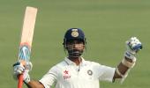 Rahane fifth Indian to score a century in each innings of a Test