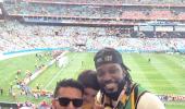 Party animal Chris Gayle on exploring-mode in Australia