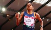 National Athletics: Olympics-bound Luka wins gold, Mayookha injured