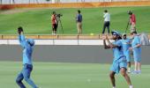 PHOTOS: Team India opts for innovative fielding techniques