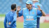 Team India choose centre-wicket practice