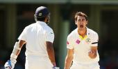 Starc's celebration gets no approval from captain Smith