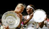 Sharapova can't wait to duel with 'vulnerable' Serena on Centre Court