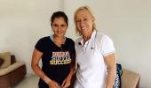 Navratilova and Sania hold joint tennis Masterclass in Hyderabad!