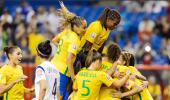 Women's FIFA World Cup: Brazil's Marta breaks goal record