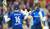 4th ODI PHOTOS: Root, Morgan sizzle in record run chase