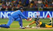 India go from butterfingers to electric-heels in the field