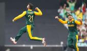 Duminy claims SA's first World Cup hat-trick