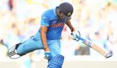 World Cup PHOTOS: 'Lucky' Rohit hits ton against Bangladesh