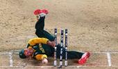 Teary-eyed South Africa goes easy on De Villiers & Co.