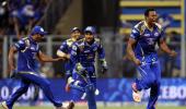 Mumbai's play-off hopes alive after narrow win over KKR