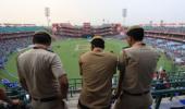 Policeman blinded after being struck by big hit in IPL