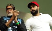 PIX: Bachchan Sr & Jr, Ameesha, Rohit's fiancee cheer for Mumbai