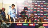 It wasn't good to put padded legs on table: Russell on Samuels