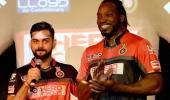 PHOTOS: Kohli, Gayle unveil RCB's jersey for IPL 9