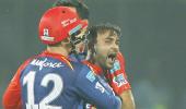 Delhi Daredevils's Amit Mishra reprimanded