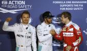 Hamilton beats Rosberg to Bahrain pole position